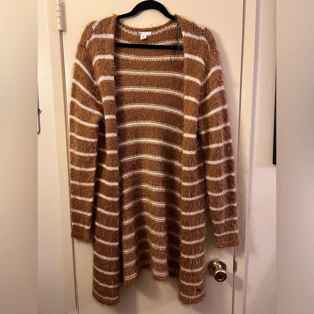 Volcom Fuzzy Cardigan Size M-L